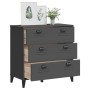 Cajonera VIKEN madera de ingeniería gris antracita by , Lockers and storage cabinets - Ref: Foro24-374922, Price: 148,59 €, D...