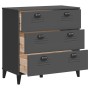 Cajonera VIKEN madera de ingeniería gris antracita by , Lockers and storage cabinets - Ref: Foro24-374922, Price: 148,59 €, D...