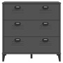 Cajonera VIKEN madera de ingeniería gris antracita by , Lockers and storage cabinets - Ref: Foro24-374922, Price: 148,59 €, D...