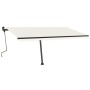 Toldo manual retráctil con LED color crema 450x350 cm von , Markisen - Ref: Foro24-3069842, Preis: 511,43 €, Rabatt: %