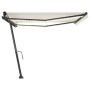 Toldo manual retráctil con LED color crema 450x350 cm von , Markisen - Ref: Foro24-3069842, Preis: 511,43 €, Rabatt: %