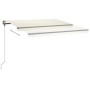 Toldo manual retráctil con LED color crema 450x350 cm von , Markisen - Ref: Foro24-3069842, Preis: 511,43 €, Rabatt: %