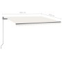 Toldo manual retráctil con LED color crema 450x350 cm von , Markisen - Ref: Foro24-3069842, Preis: 511,43 €, Rabatt: %