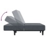 2-Sitzer-Schlafsofa mit dunkelgrauem Samthocker von , Sofas - Ref: Foro24-3216232, Preis: 286,73 €, Rabatt: %