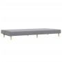 Sofá cama de 2 plazas con taburete tela gris claro by , Sofas - Ref: Foro24-3216224, Price: 289,30 €, Discount: %