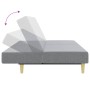 Sofá cama de 2 plazas con taburete tela gris claro by , Sofas - Ref: Foro24-3216224, Price: 289,30 €, Discount: %