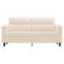 2-seater sofa made of beige microfiber fabric 140 cm by , Sofas - Ref: Foro24-359566, Price: 297,41 €, Discount: %