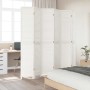 Biombo separador de 6 paneles madera maciza Paulownia blanco de , Divisores de ambientes - Ref: Foro24-358844, Precio: 207,94...