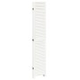 Biombo separador de 6 paneles madera maciza Paulownia blanco de , Divisores de ambientes - Ref: Foro24-358844, Precio: 207,94...