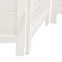 Biombo separador de 6 paneles madera maciza Paulownia blanco de , Divisores de ambientes - Ref: Foro24-358844, Precio: 207,94...