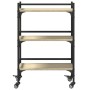 Sonoma Küchenwagen aus Eichenholzwerkstoff 50x35x75,5 cm von , Küchen- und Speisewagen - Ref: Foro24-842347, Preis: 59,31 €, ...