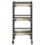 Sonoma Küchenwagen aus Eichenholzwerkstoff 50x35x75,5 cm von , Küchen- und Speisewagen - Ref: Foro24-842347, Preis: 59,31 €, ...