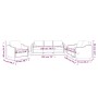 Set Sofas mit Kissen 3 Stück hellgrauer Stoff von , Sofas - Ref: Foro24-3201786, Preis: 633,59 €, Rabatt: %