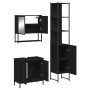 3-teiliges Badmöbel-Set Sperrholz schwarz von , Badezimmermöbel - Ref: Foro24-3214680, Preis: 188,30 €, Rabatt: %