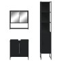 3-teiliges Badmöbel-Set Sperrholz schwarz von , Badezimmermöbel - Ref: Foro24-3214680, Preis: 188,30 €, Rabatt: %