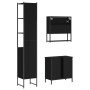 3-teiliges Badmöbel-Set Sperrholz schwarz von , Badezimmermöbel - Ref: Foro24-3214680, Preis: 188,30 €, Rabatt: %