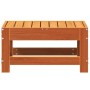 Gartenhocker aus Zirbenholz wachsbraun 62x30x32 cm von , Modulare Sofas für den Außenbereich - Ref: Foro24-844895, Preis: 41,...