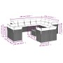 Set sofás de jardín con cojines 13 piezas ratán sintético gris de , Conjuntos de jardín - Ref: Foro24-3256285, Precio: 1,00 €