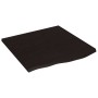 Arbeitsplatte aus dunkelbraunem, behandeltem Massivholz 60x60x2 cm von , Arbeitsplatten - Ref: Foro24-3156206, Preis: 45,42 €...