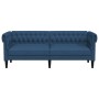3-Sitzer Chesterfield Sofa blauer Stoff von , Sofas - Ref: Foro24-372562, Preis: 334,46 €, Rabatt: %
