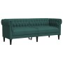3-Sitzer-Sofa Chesterfield dunkelgrüner Stoff von , Sofas - Ref: Foro24-372560, Preis: 350,49 €, Rabatt: %