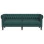 3-Sitzer-Sofa Chesterfield dunkelgrüner Stoff von , Sofas - Ref: Foro24-372560, Preis: 350,49 €, Rabatt: %