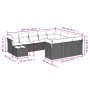 Set of garden sofas 11 pcs cushions synthetic rattan brown by , Garden sets - Ref: Foro24-3218263, Price: 714,29 €, Discount: %