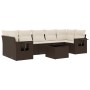Set sofás de jardín 8 piezas y cojines ratán sintético marrón de , Conjuntos de jardín - Ref: Foro24-3219942, Precio: 551,25 ...