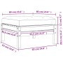 Gartenhocker mit Kissen 2 Stück Douglasienholz von , Modulare Sofas für den Außenbereich - Ref: Foro24-838171, Preis: 99,51 €...