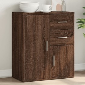Aparador de madera de ingeniería marrón roble 60x31x70 cm de , Aparadores - Ref: Foro24-840484, Precio: 83,62 €, Descuento: %