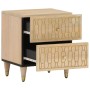 Nachttische 2 Stück massives Mangoholz 40x33x46 cm von , Nachttische - Ref: Foro24-358247, Preis: 136,79 €, Rabatt: %