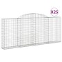 Gabionenkörbe 25 Stück Bogenform Eisen 300x50x120/140cm von , Töpfe und Pflanzgefäße - Ref: Foro24-3146554, Preis: 2,00 €, Ra...