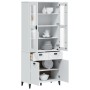 Aparador alto VIKEN madera maciza de pino blanco 80x40x190 cm de , Aparadores - Ref: Foro24-3207147, Precio: 339,10 €, Descue...