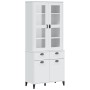 Aparador alto VIKEN madera maciza de pino blanco 80x40x190 cm de , Aparadores - Ref: Foro24-3207147, Precio: 339,10 €, Descue...