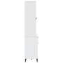 Aparador alto VIKEN madera maciza de pino blanco 80x40x190 cm de , Aparadores - Ref: Foro24-3207147, Precio: 339,10 €, Descue...
