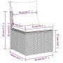 Set aus 6-teiligen Gartensofas und Kissen, synthetisches Rattanbraun von , Gartensets - Ref: Foro24-3222592, Preis: 423,27 €,...