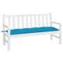 Cojín de banco de jardín tela Oxford azul 150x50x7 cm von , Kissen für Stühle und Sofas - Ref: Foro24-361606, Preis: 32,57 €,...