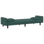 Set of sofas with 2 pieces dark green velvet cushions by , Sofas - Ref: Foro24-3216270, Price: 331,01 €, Discount: %