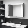 Mueble de baño con espejo LED 89x14x62 cm de vidaXL, Tocadores de baño - Ref: Foro24-326527, Precio: 165,04 €, Descuento: %