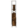 Set de muebles baño 3 pzas madera contrachapada roble ahumado