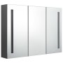 Mueble de baño con espejo LED 89x14x62 cm de vidaXL, Tocadores de baño - Ref: Foro24-326527, Precio: 165,04 €, Descuento: %