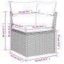 Set sofás de jardín 6 piezas y cojines ratán sintético marrón by , Garden sets - Ref: Foro24-3222862, Price: 395,60 €, Discou...