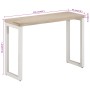 Mesa consola madera maciza de mango y hierro 110x35x76 cm von , Seitentische - Ref: Foro24-376707, Preis: 162,79 €, Rabatt: %