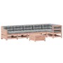 7-teiliges Gartenmöbel-Set und Kissen aus Douglasienholz von , Gartensets - Ref: Foro24-3250878, Preis: 851,66 €, Rabatt: %