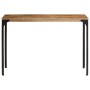 Solid mango wood and iron console table 110x35x76 cm by , Side tables - Ref: Foro24-374901, Price: 134,65 €, Discount: %
