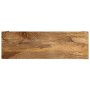Solid mango wood and iron console table 110x35x76 cm by , Side tables - Ref: Foro24-374901, Price: 134,65 €, Discount: %