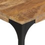 Solid mango wood and iron console table 110x35x76 cm by , Side tables - Ref: Foro24-374901, Price: 134,65 €, Discount: %
