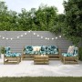 Juego de muebles jardín 6 pzas y cojines madera pino impregnada by , Garden sets - Ref: Foro24-3250735, Price: 549,56 €, Disc...
