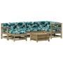 7 pcs garden furniture set and cushions impregnated pine wood by , Garden sets - Ref: Foro24-3250955, Price: 676,44 €, Discou...