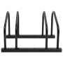 Bicycle rack for 2 black steel bicycles by , Bases and supports for storing bicycles - Ref: Foro24-154422, Price: 23,70 €, Di...